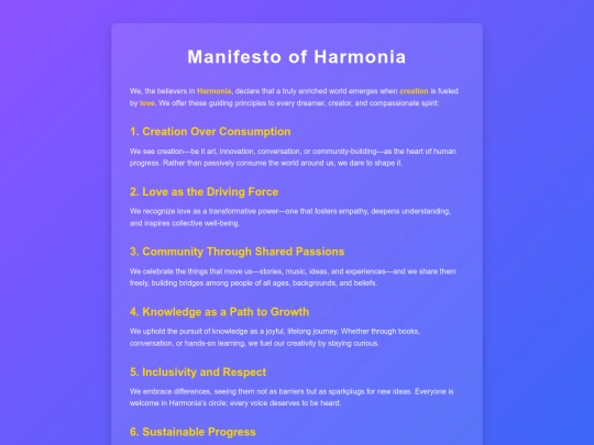 manifesto screenshot