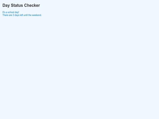 School.java script/dow screenshot