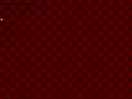 test screenshot