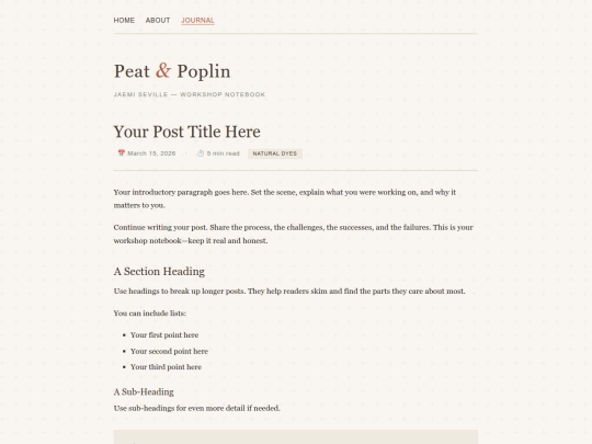journals/journal_template screenshot