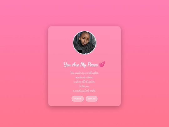 VALENTINE/page2 screenshot