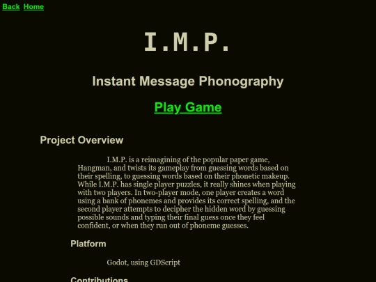 projects/imp screenshot