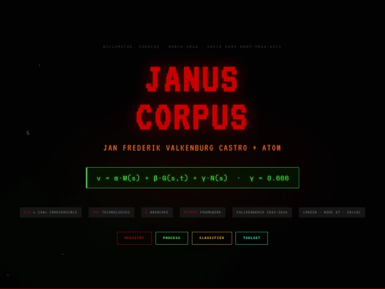 Janus_corpus_homepage screenshot