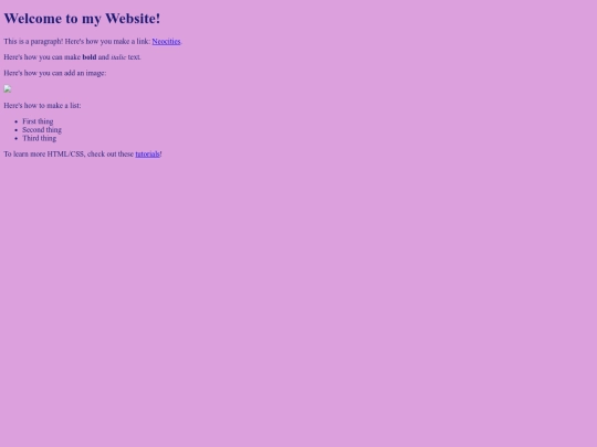 pages/info screenshot