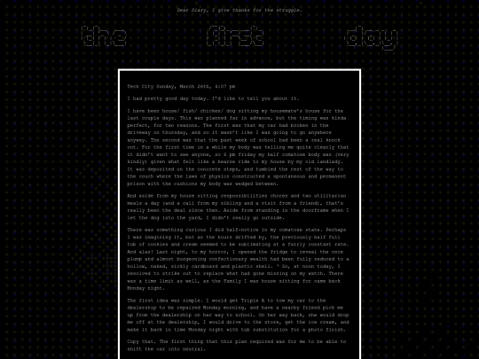 the_first_day screenshot