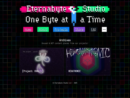 archives screenshot
