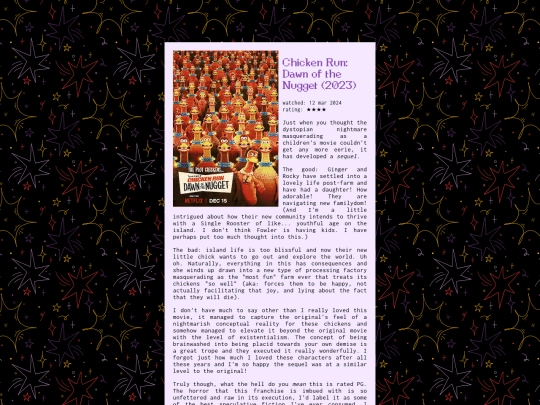 medialogs/movies/chicken_run_dawn_of_the_nugget screenshot