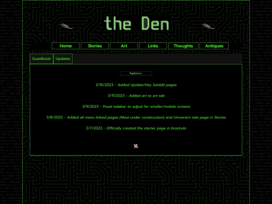 updates screenshot