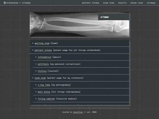 sitemap screenshot