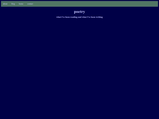 poetry screenshot