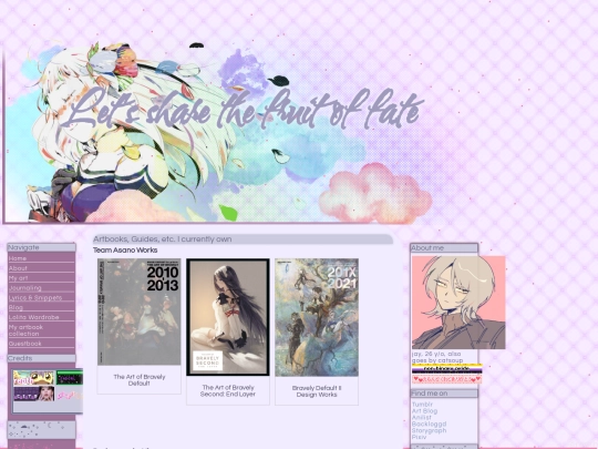 Archive/artbooks screenshot