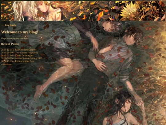 blog screenshot