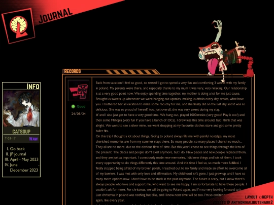 journal screenshot