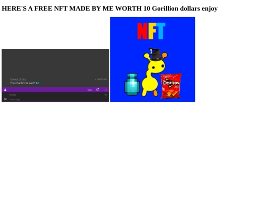 NFTS screenshot