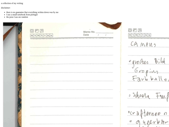 writing screenshot