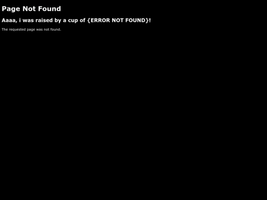 not_found screenshot