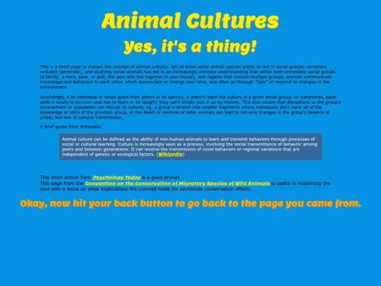 fauna/animalcultures screenshot