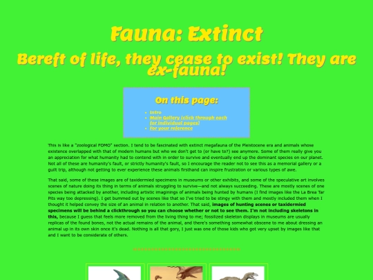 fauna/extinct/extinct screenshot