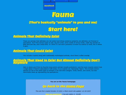 fauna/faunahome screenshot