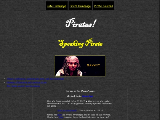 pirates/speakingpirate screenshot