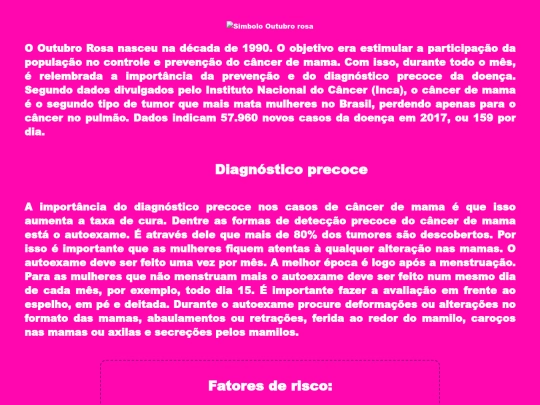 trabalhodooutubrorosa/home screenshot