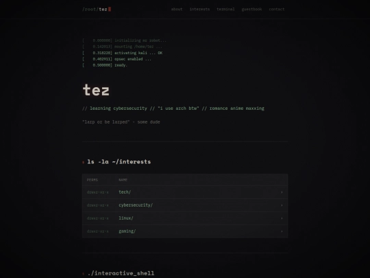 index screenshot