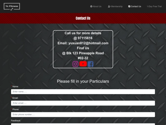 Contact Us screenshot