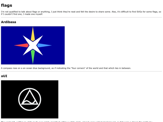 flags screenshot