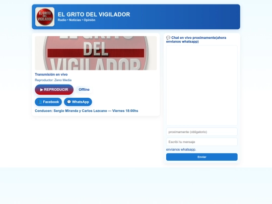  RADIO EL GRITO DEL VIGILADOR screenshot