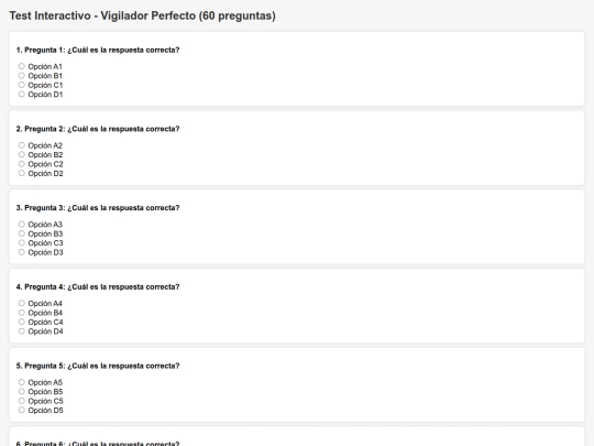 2/Test_VigiladorPerfecto_60_Preguntas screenshot