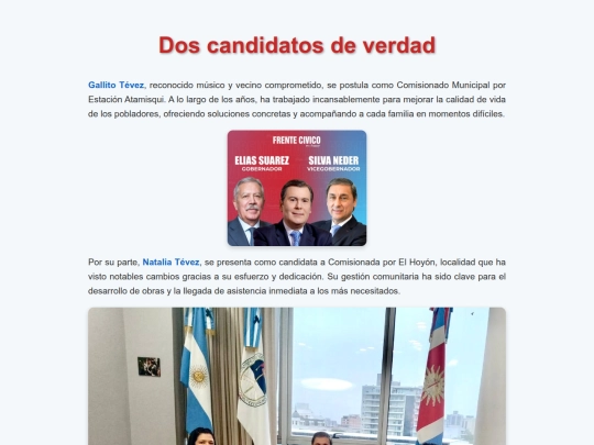 DOS CANDIDATOS FUERTES screenshot