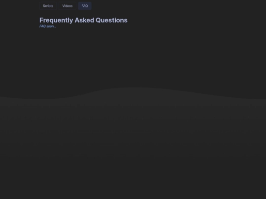 faq screenshot