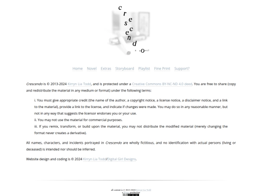 crescendo/legalese screenshot