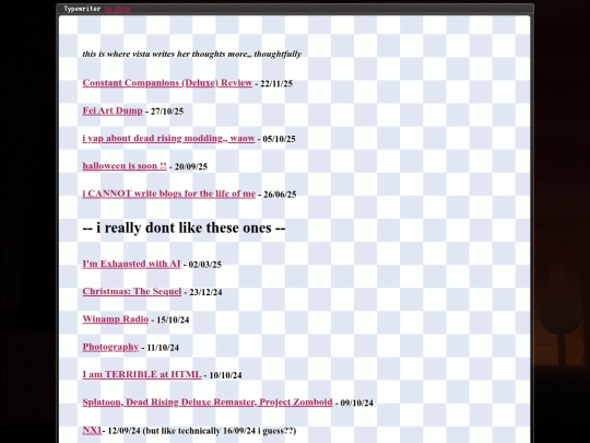 blog screenshot