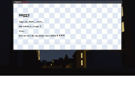 blog/template screenshot