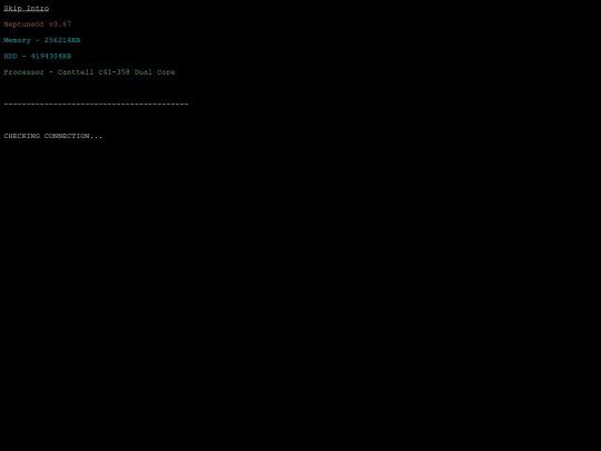 home/bootsequence screenshot
