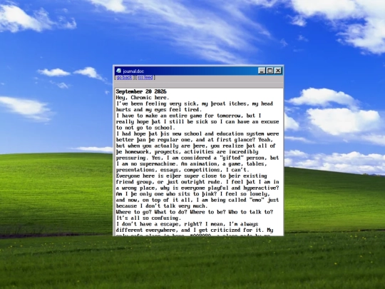 journal screenshot