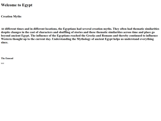 egyptology/egypt screenshot