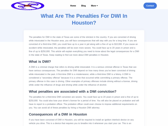 what-are-the-penalties-for-dwi-in-houston screenshot