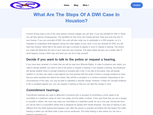 what-are-the-steps-of-a-dwi-case-in-houston screenshot