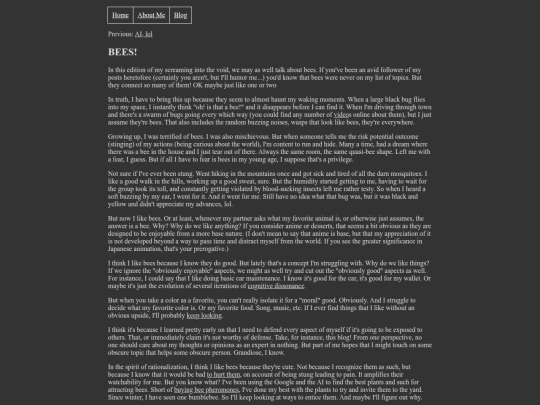 blog/post/bees screenshot