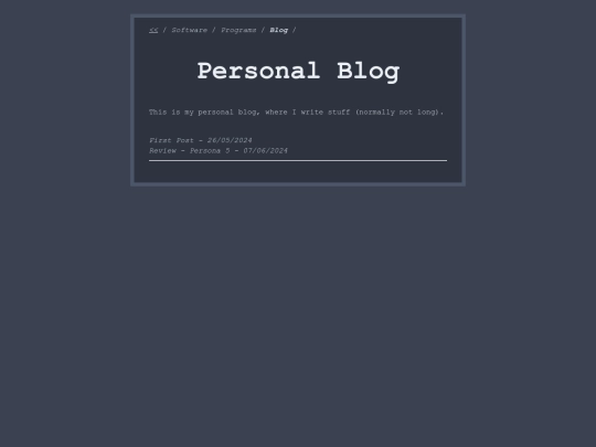 blog screenshot