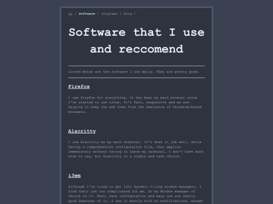 software screenshot