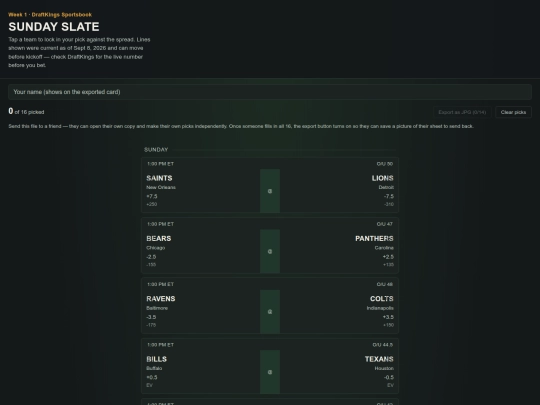 nfl-week1-picks screenshot