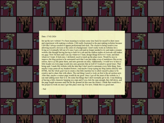 blog screenshot