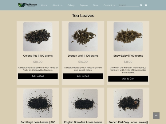 tealeaves screenshot