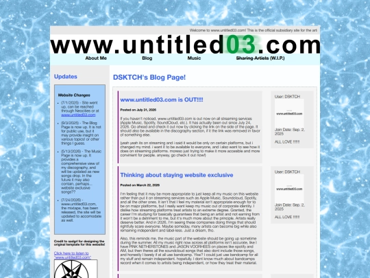 blog screenshot