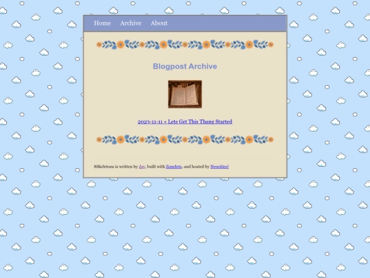 archive screenshot