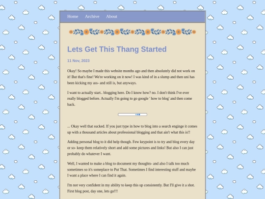 posts/2023-11-11-Lets-Get-This-Thang-Started screenshot