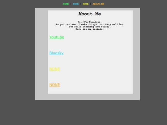 aboutme screenshot